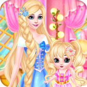 Princess And Baby makeup Spa icon