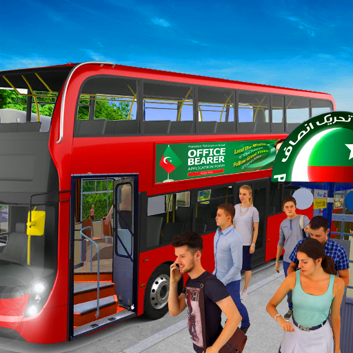 Imran Khan Election Bus Game 2019 : City Bus icon