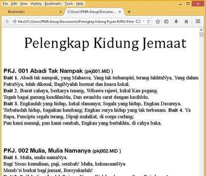Pelengkap Kidung Jemaat screenshot 2