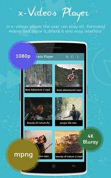 X - Video Player screenshot 1