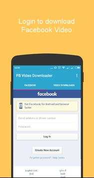 Video Downloader for Facebook screenshot 1