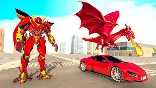 Police Dino Robot Car Games screenshot 3