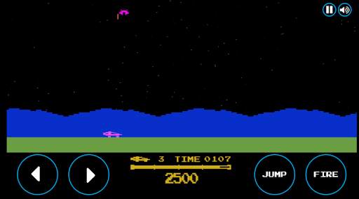 Moon Patrol Run screenshot 1