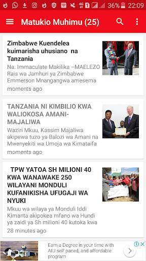 Habari Zote Mpya Tanzania -Trending News Tanzania screenshot 1