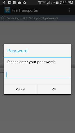 Mobile SFTP(Secure FTP Client) screenshot 3