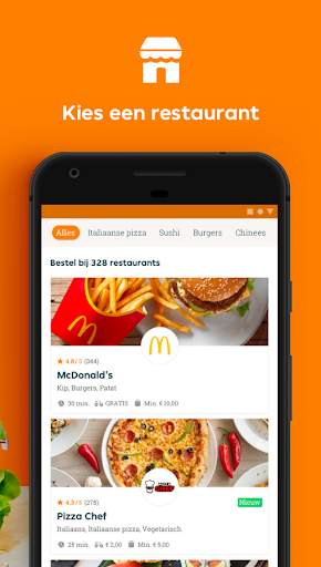 Takeaway.com - België screenshot 2