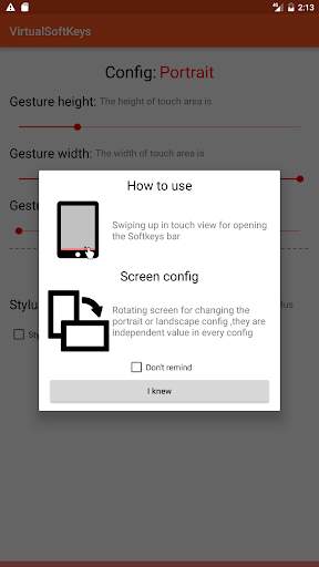 Virtual SoftKeys (no root) screenshot 2