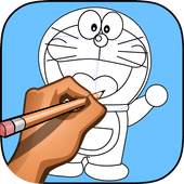 how to draw Doraemon 1.0