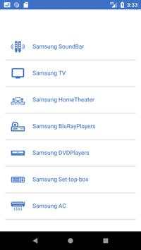 Samsung Sound Bar Remote Control screenshot 1