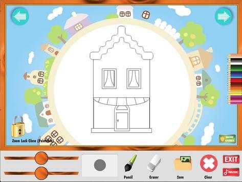 COLORING HOME GAME screenshot 2