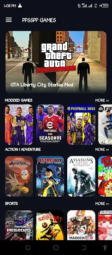 PSP Games Downloader screenshot 1