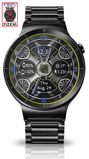 Mesh Gears HD Watch Face Widget & Live Wallpaper 7 تصوير الشاشة