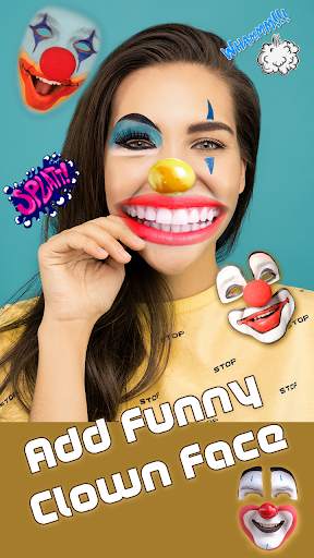 FUNNY CLOWN FACE PRANK: FUNNY CLOWN PHOTO EDITOR screenshot 2