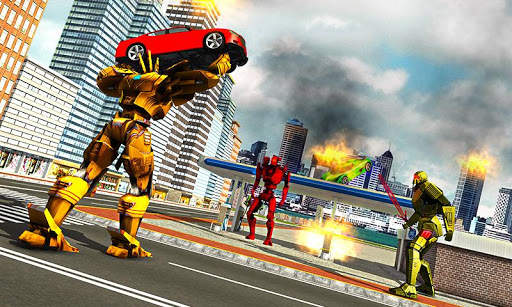 Futuristic Robots War Hero 3D screenshot 2