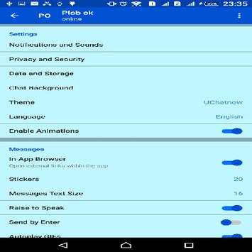 Chat messanger screenshot 2