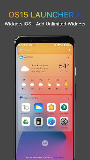 OS Launcher X 15 screenshot 5