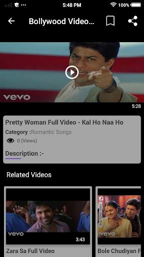 Bollywood Video Songs - Bollywood Songs screenshot 4