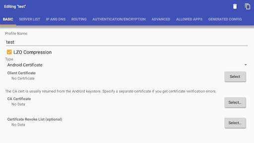 OpenVPN for Android screenshot 18