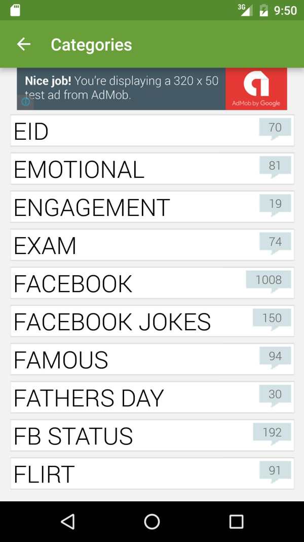 Status Messages screenshot 4