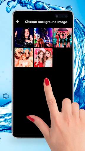 Black KPOP Pink Girly Teen Live Wallpapers screenshot 3