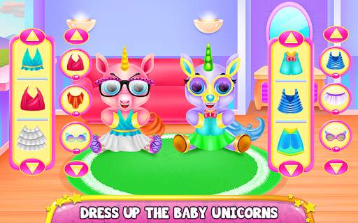 Baby Unicorns Caring and Dressup screenshot 2