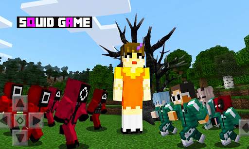 Mod Squid Game for minecraft screenshot 1