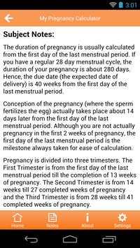 My Pregnancy Calculator screenshot 6