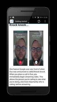 Guide for Google Duo screenshot 2