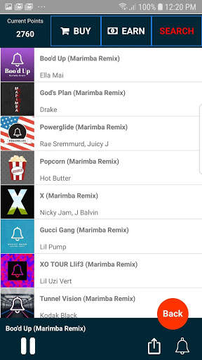 Marimba Ringtone Remix screenshot 2
