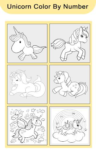 Unicorn Color By Number screenshot 4