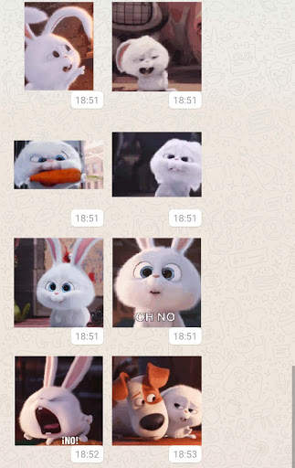 Snowball Animated Stickers for WhatsApp screenshot 1