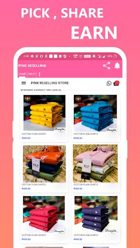 Pink : Reselling App, Work From Home, Earn Money स्क्रीनशॉट 4