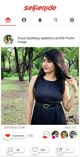 SelfieRide - Short Videos, Photos Sharing App screenshot 5