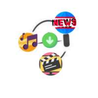 best free movie, music, news and all downloader icon