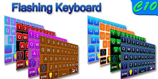 Flashing Keyboard - 8 Themes screenshot 9