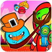 Angry Chicken-Super knock-slingshot- Angry Ducks 3.0