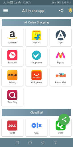 All In One App - All Online Shopping, Social Media screenshot 8