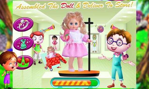 Doll Factory – Cute Toy Making & Builder Games Sim screenshot 3