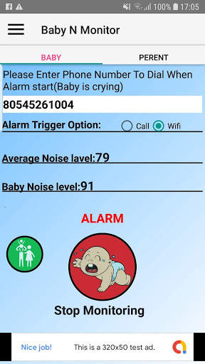 Baby Monitor (Noise detection) screenshot 5
