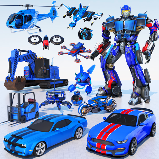 Jet Robot Car :Robot Car Games icon