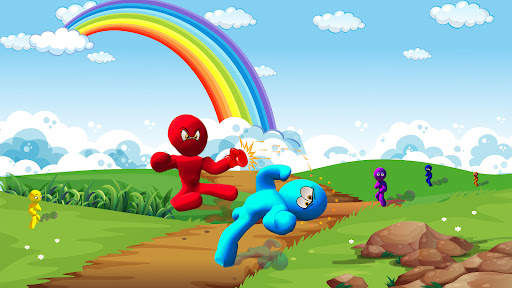 Street Stickman Boxing Kung Fu screenshot 1