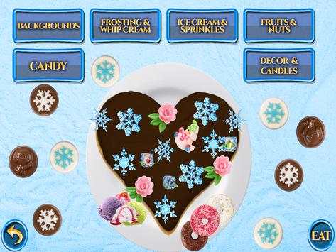 Winter Cake Maker Dessert - Frozen Candy Food Game screenshot 7