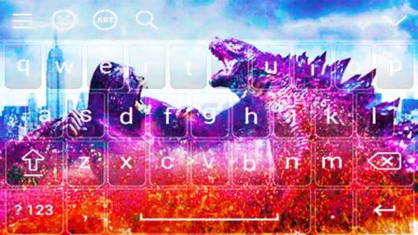 Godzilla keyboard screenshot 2