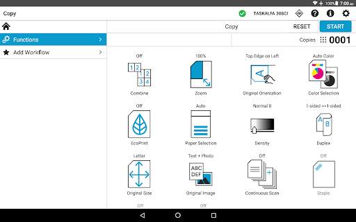 KYOCERA MyPanel screenshot 2