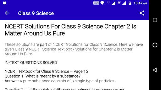 9th Science NCERT Solution screenshot 4