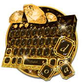 Gold Diamond Keyboard Theme icon