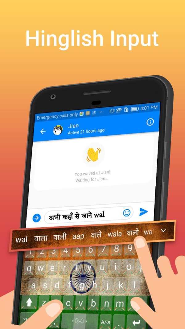 Kika Indian Keyboard--Emoji Sticker English Hindi screenshot 3