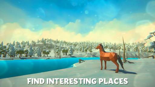 Winter Horse Simulator screenshot 1