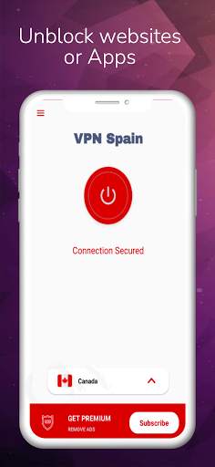 VPN Spain - Unlimited Free VPN 🌐 ‏⭐✓ screenshot 1
