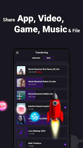 File Transfer -Transfer Apps, Video, Movies, Audio screenshot 3